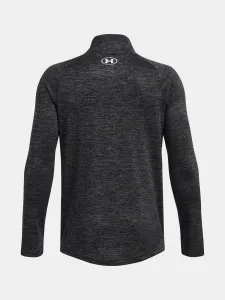 Boys' T-shirt Under Armour UA Tech 2.0 1/2 Zip-GRY - Boys