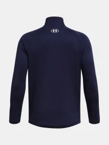 Boys' T-shirt Under Armour UA Tech 2.0 1/2 Zip-BLU - Boys