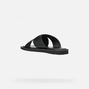 Black men's slippers Geox Erice - Men's
