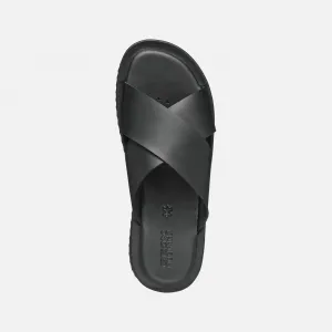 Black men's slippers Geox Erice - Men's