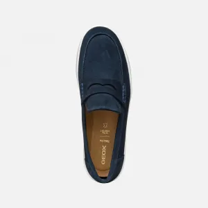 Dark blue men's moccasins Geox Spherica ECUB-1 - Men