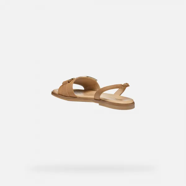 Beige women's sandals Geox Naileen - Women's