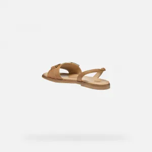 Beige women's sandals Geox Naileen - Women's