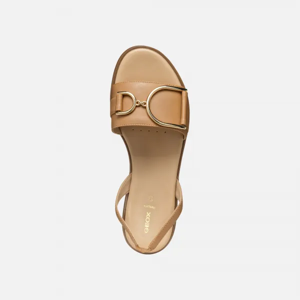 Beige women's sandals Geox Naileen - Women's
