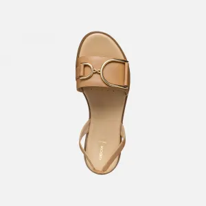 Beige women's sandals Geox Naileen - Women's
