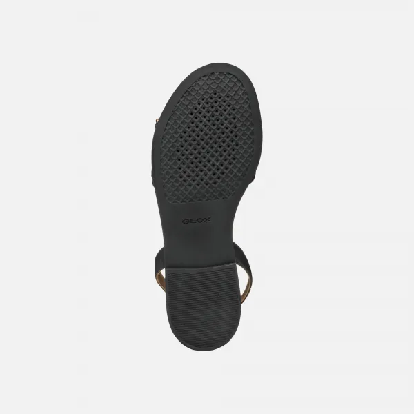 Black women's sandals Geox Naileen - Women's