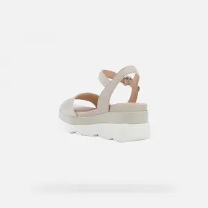Beige women's sandals Geox Gardenia - Women's