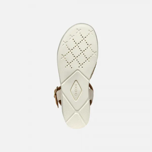 Beige women's sandals Geox XAN2.2S - Women's
