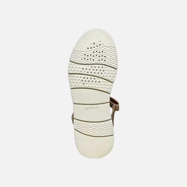Gold women's sandals Geox Dandra 40 - Women's