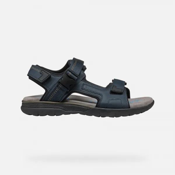 Dark blue men's sandals Geox Spherica EC5 - Men