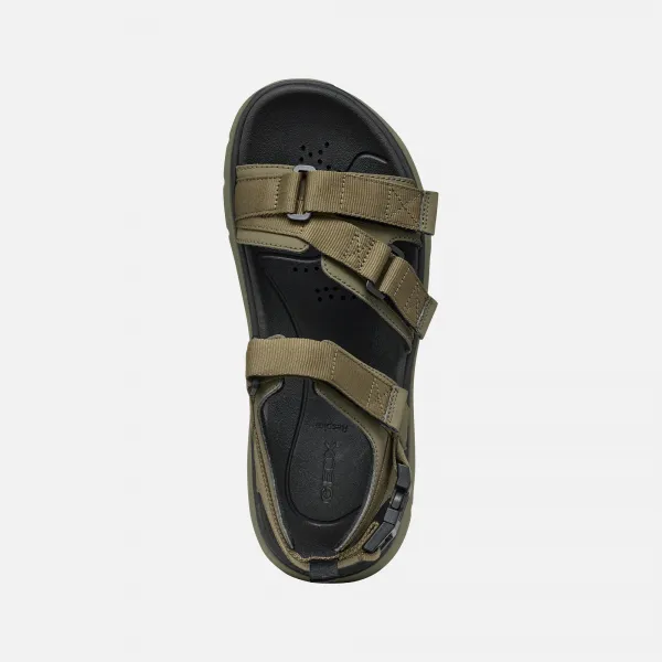 Khaki men's sandals Geox Spherica Actif X S - Men's