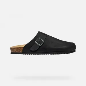 Black men's slippers Geox Ghita - Men's