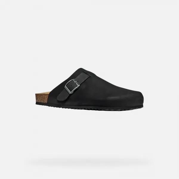 Black men's slippers Geox Ghita - Men's