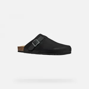 Black men's slippers Geox Ghita - Men's