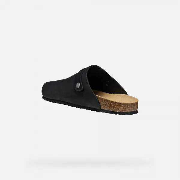 Black men's slippers Geox Ghita - Men's