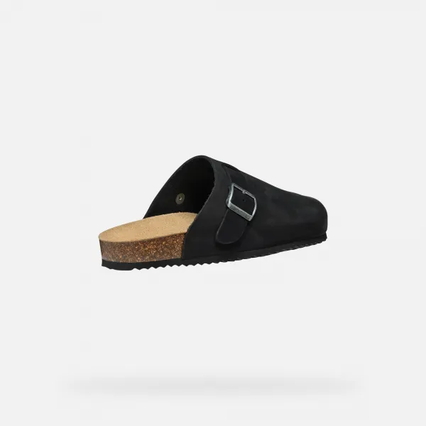 Black men's slippers Geox Ghita - Men's