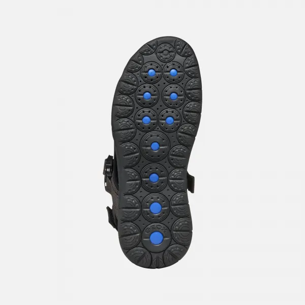 Dark brown men's sandals Geox Spherica EC5 - Men's