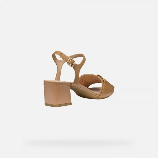 Beige women's sandals Geox Neeraklia 50 - Women's