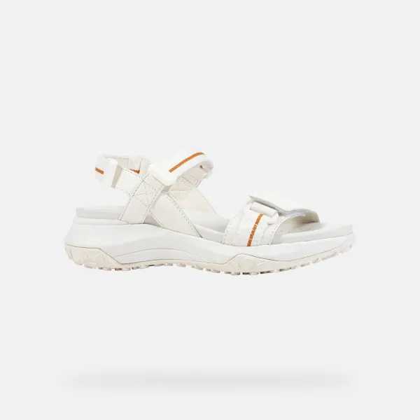 White women's sandals Geox Sorapis + Grip - Women