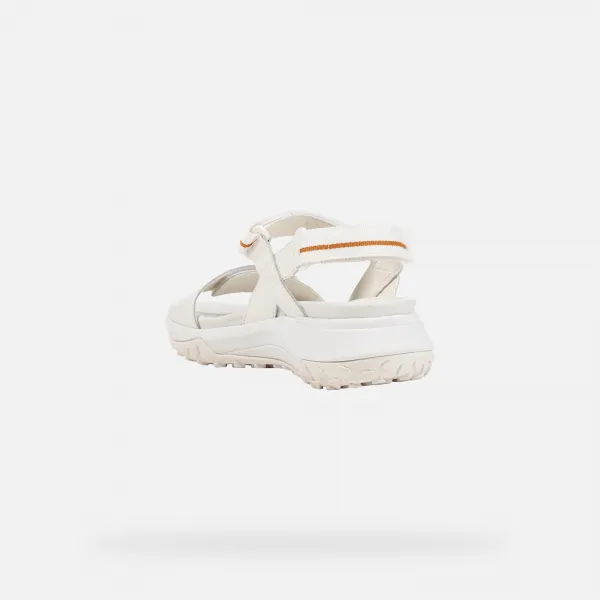 White women's sandals Geox Sorapis + Grip - Women