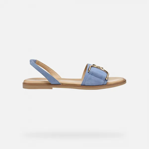 Light blue women's sandals Geox Naileen - Women's