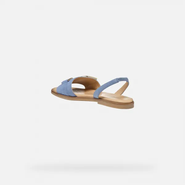 Light blue women's sandals Geox Naileen - Women's