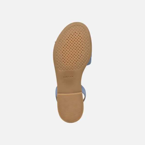 Light blue women's sandals Geox Naileen - Women's