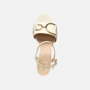 Cream women's sandals Geox Neeraklia 50 - Women's