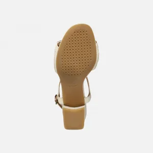 Cream women's sandals Geox Neeraklia 50 - Women's