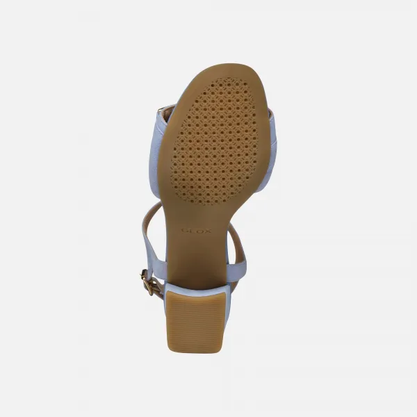 Light blue women's sandals Geox Neeraklia 50 - Women's