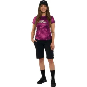 HORSEFEATHERS Dámsky bike dres Deco - blackberry camo PINK velikost XS