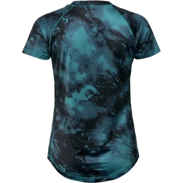 HORSEFEATHERS Dámsky bike dres Deco - petrol camo BLUE velikost M