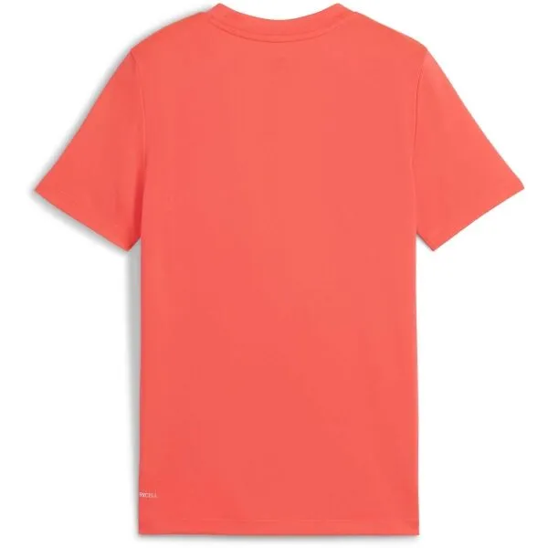 Puma TAD ESSENTIALS CAT LOGO TEE B Chlapčenské športové tričko, oranžová, veľkosť