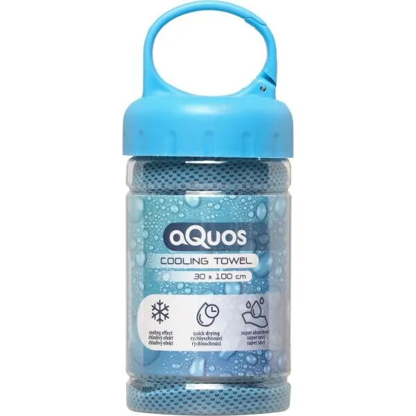 AQUOS COOL TOWEL Chladiaci uterák, modrá, veľkosť