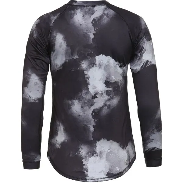 HORSEFEATHERS Dámsky bike dres Deco LS - grayscale GRAY velikost S