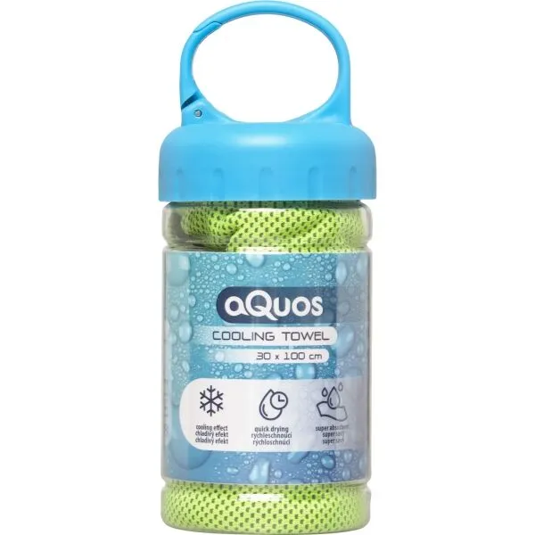 AQUOS COOL TOWEL Chladiaci uterák, zelená, veľkosť
