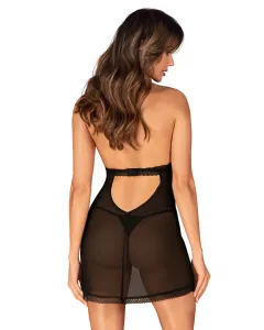Dámska košieľka Obsessive čierna (Medilla chemise) M/L