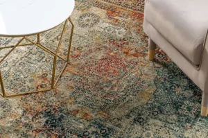 Koberec SUPERIOR MAMLUK orientálny vintage smaragd