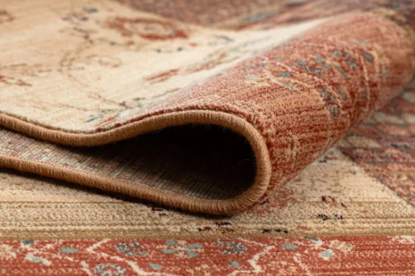 Koberec KASHQAI 4327 101 Patchwork terakota