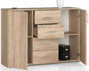 Ak furniture Komoda Torvi K 110,4 cm dub sonoma