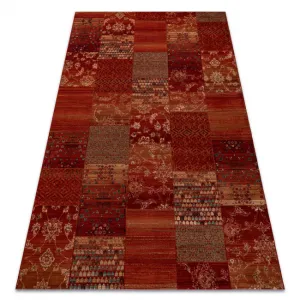 Koberec KASHQAI 4327 300 Patchwork bordový