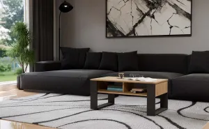 TP Living Konferenční stolek Lawa MODERN 2P dub artisan/antracit