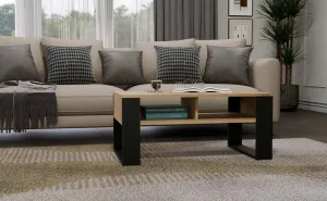 TP Living Konferenční stolek Lawa MODERN 2P dub artisan/černý