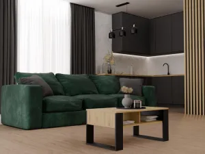 TP Living Konferenční stolek Lawa MODERN 2P dub artisan/černý