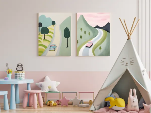 Benlemi Obraz na plátne na stenu VÝLET DO HOR Zvoľte rozmer: 75 x 100 cm