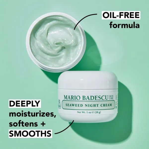 Mario Badescu Seaweed Night Cream nočný hydratačný krém s minerálmi 28 g