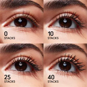 MAC Cosmetics MACStack Mascara Superstack Mega Brush objemová a predlžujúca riasenka mini odtieň Black 8 ml