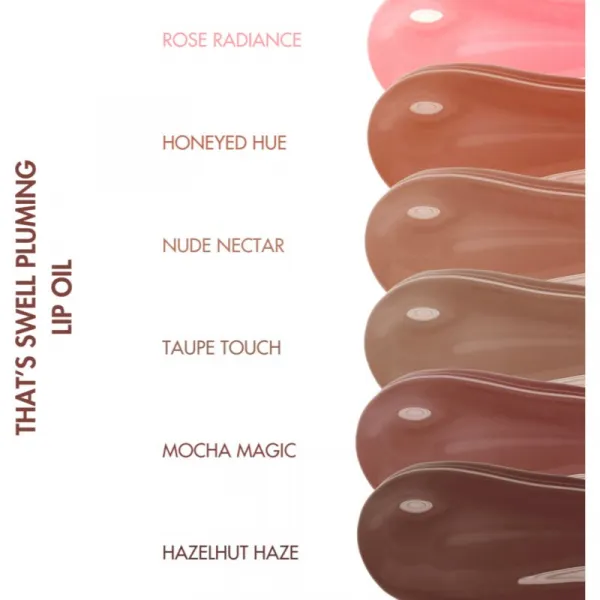 Barry M That's Swell! Peptide Plumping Lip Oil olej na pery pre objem odtieň Hazelnut Haze 6.5 ml