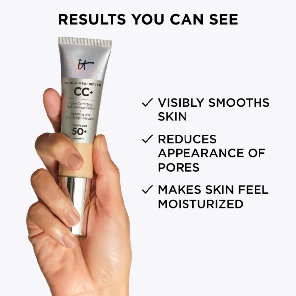 IT Cosmetics Your Skin But Better CC+ CC krém SPF 50+ odtieň Medium 32 ml