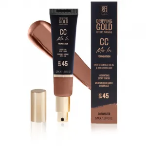 Dripping Gold CC Me In ľahký make-up SPF 45 odtieň Toasted 08 32 ml